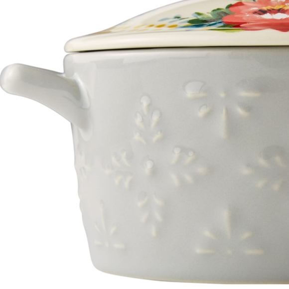 The Pioneer Woman Sweet Romance Blossoms Mini Cocotte - Picture 4 of 8